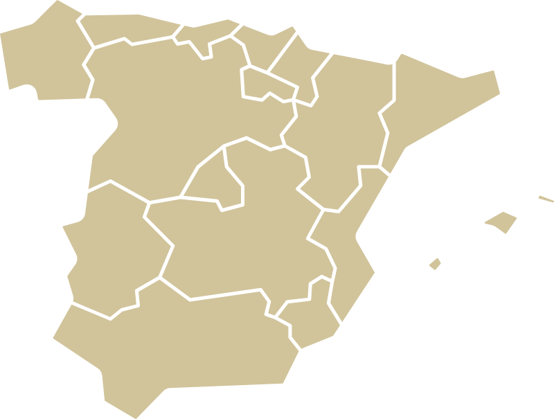 Mapa de España de hipotecas